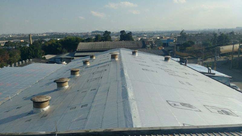Impermeabilização de telhados industriais